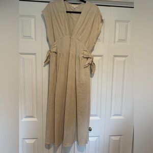 Promesa Beige Maxi Dress